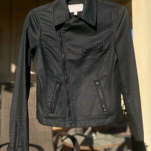 Banana Republic Women’s black biker jacket